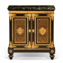 A RESTAURATION ORMOLU-MOUNTED EBONY, TORTOISESHELL AND BRASS-INLAID BOULLE MARQUETRY MEUBLE D’APPUI