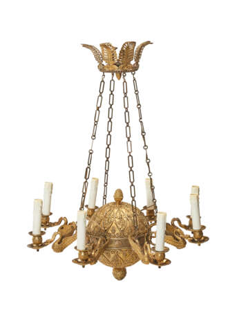 A RUSSIAN ORMOLU EIGHT-LIGHT CHANDELIER - photo 2