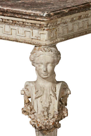 A GEORGE II WHITE-PAINTED SIDE TABLE - photo 5