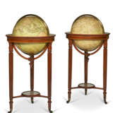 A PAIR OF GEORGE IV 18-INCH TERRESTRIAL AND CELESTIAL LIBRARY GLOBES - фото 1