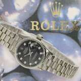 Armbanduhr: vintage Damenuhr Rolex Datejust Ref. 6516/6517 in 18K Weißgold, Baujahr 1966 mit Originalbox - фото 1