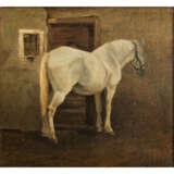 TIERMALER 19. Jahrhundert, "Pferd im Stall" - Foto 1