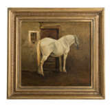 TIERMALER 19. Jahrhundert, "Pferd im Stall" - photo 2