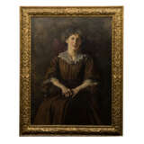 RIEPER, AUGUST (1865-1940), "Portrait der Lore Rieper, die Frau des Künstlers", - photo 2