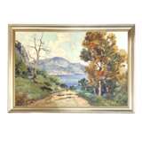 Landscape Painting by Ilio Giannaccini (1897-1968): Mid-20th Century Italy oil painting 20th century - photo 1