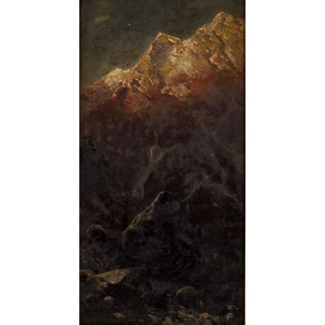 MALER 19. Jahrhundert, "Alpenglühen", - фото 1