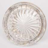 Crystal ashtray with silver finish and engraving Crystal Early 20th century - photo 5