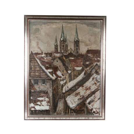 KOLBE, ERNST (Marienwerder 1876-1945 Rathenow), "Bamberg im Winter", - Foto 2