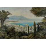 PALMIÉ, CHARLES JOHANN (1863-1911), „Blick auf die Bucht von Neapel“ - Foto 1