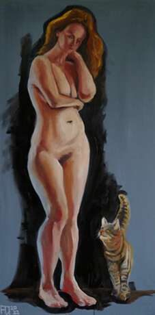 Jung Axel Peinture nue Huile sur toile 21e si&egrave;cle oil painting 21th century - photo 1