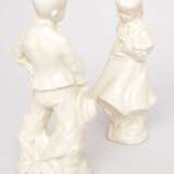 Pair of porcelain figures Girl and boy Porcelain Mid-20th century - photo 5