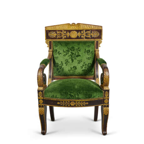 FAUTEUIL DE LA FIN DE L'ÉPOQUE EMPIRE - Foto 1