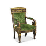 FAUTEUIL DE LA FIN DE L'ÉPOQUE EMPIRE - Foto 2