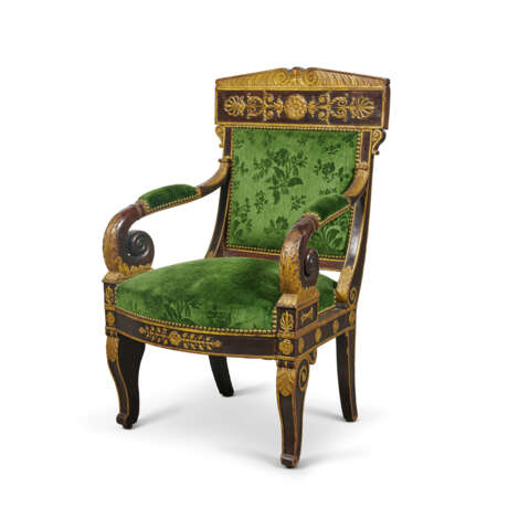 FAUTEUIL DE LA FIN DE L'ÉPOQUE EMPIRE - Foto 6