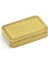 TABATIÈRE EN OR DE DEUX COULEURS D’ÉPOQUE EMPIRE