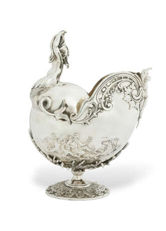 COUPE NAUTILE EN ARGENT D'EPOQUE VICTORIENNE - photo 2