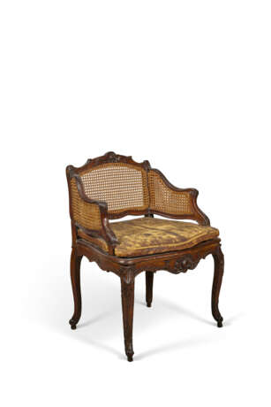 FAUTEUIL CANNÉ D'ÉPOQUE RÉGENCE - Foto 3