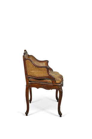 FAUTEUIL CANNÉ D'ÉPOQUE RÉGENCE - Foto 4