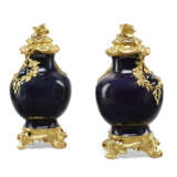 PAIRE DE VASES COUVERTS DE STYLE LOUIS XV - photo 1