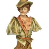 Figurine en porcelaine Buste masculin Porzellan Mid-20th century - Foto 1