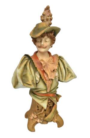 Figurine en porcelaine Buste masculin Porzellan Mid-20th century - Foto 1