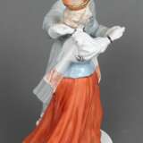 Porcelain figure National son with national daughter Porcelain Mid-20th century - photo 2