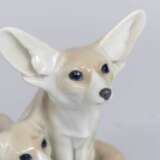 Figurine en porcelaine Renards fennec Porzellan Early 20th century - Foto 7