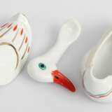 Porcelain mustard utensil Duck Porcelain Early 20th century - photo 13