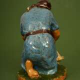 Ceramic figure Girl with a goose Early 20th century - photo 5