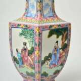 Vase en porcelaine peinte chinoise Porcelaine 18th century - photo 2