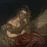 European School Early 19th Century Portrait of a Noblewoman Oil on Board. Oak board 19th century - photo 2