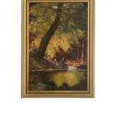 Autumn Landscape Scandinavian School Mid-20th Century. oil painting 20th century - photo 4