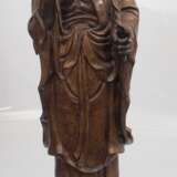 Bronze figure of Bodhidharma Bronze Antiquity 19th century - photo 2