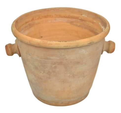 Kuznetsov clay flower pot Early 20th century - photo 1