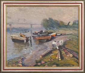 Bateaux de p&ecirc;che &agrave; Lielupe 