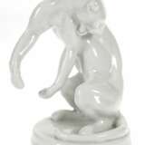 Figurine en porcelaine `Pantera` Porcelaine Early 20th century - photo 1