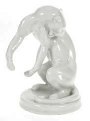 Figurine en porcelaine `Pantera` 