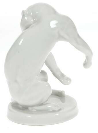 Figurine en porcelaine `Pantera` Porcelaine Early 20th century - photo 3