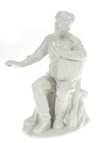 Figurine en porcelaine &laquo; Soldat Tjorkins &raquo; Porzellan Mid-20th century - Foto 1