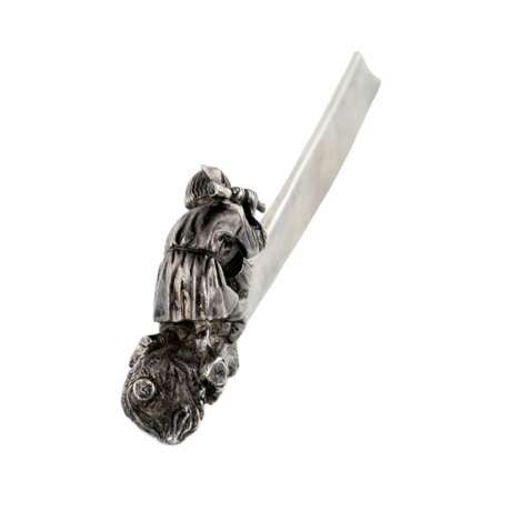 Original silver paper knife Faberge firm last quarter of the 19th century. Silver 84 Neo-Russian Late 19th century - photo 4