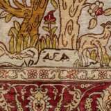 Orientteppich aus Seide. 20. Jahrhundert, ca. 94x64 cm. - photo 5