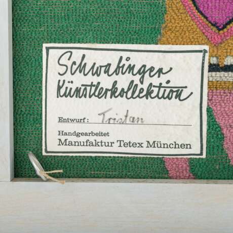 Teppich. SCHWABINGER KÜNSTLERKOLLEKTION, ca. 66x149 cm. - фото 4