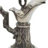 Glass decanters with silver finish 2 pcs. Glass At the turn of 19th -20th century - photo 5