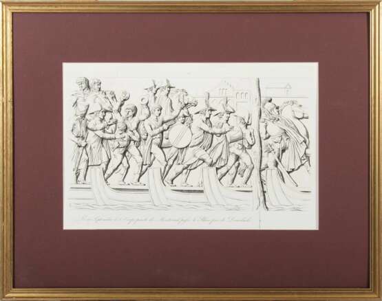 Battle scenes 9 pcs. Mid-19th century - photo 8