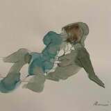 Serhiy Reznichenko Watercolor Nude Sketch 21st Century Paper 21th century - photo 1