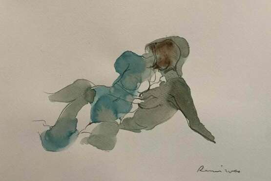 Serhiy Reznichenko Watercolor Nude Sketch 21st Century Paper 21th century - photo 3