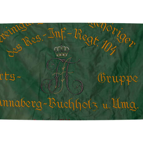 Kriegervereinsfahne Res. Inf. Regt. 104 Ortsgruppe Annaberg-Buchholz, - фото 5