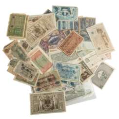 Banknoten aus aller Welt - dabei unter anderem