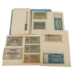 Konvolut historischer Banknoten