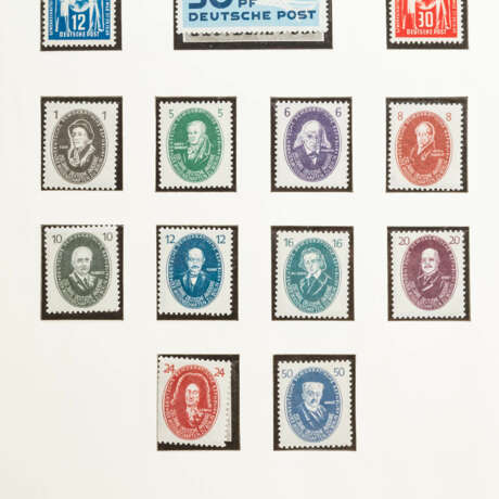 DDR - Sammlung in 3 Vordruckalben in postfrischer Erhaltung ab 1949 - фото 2